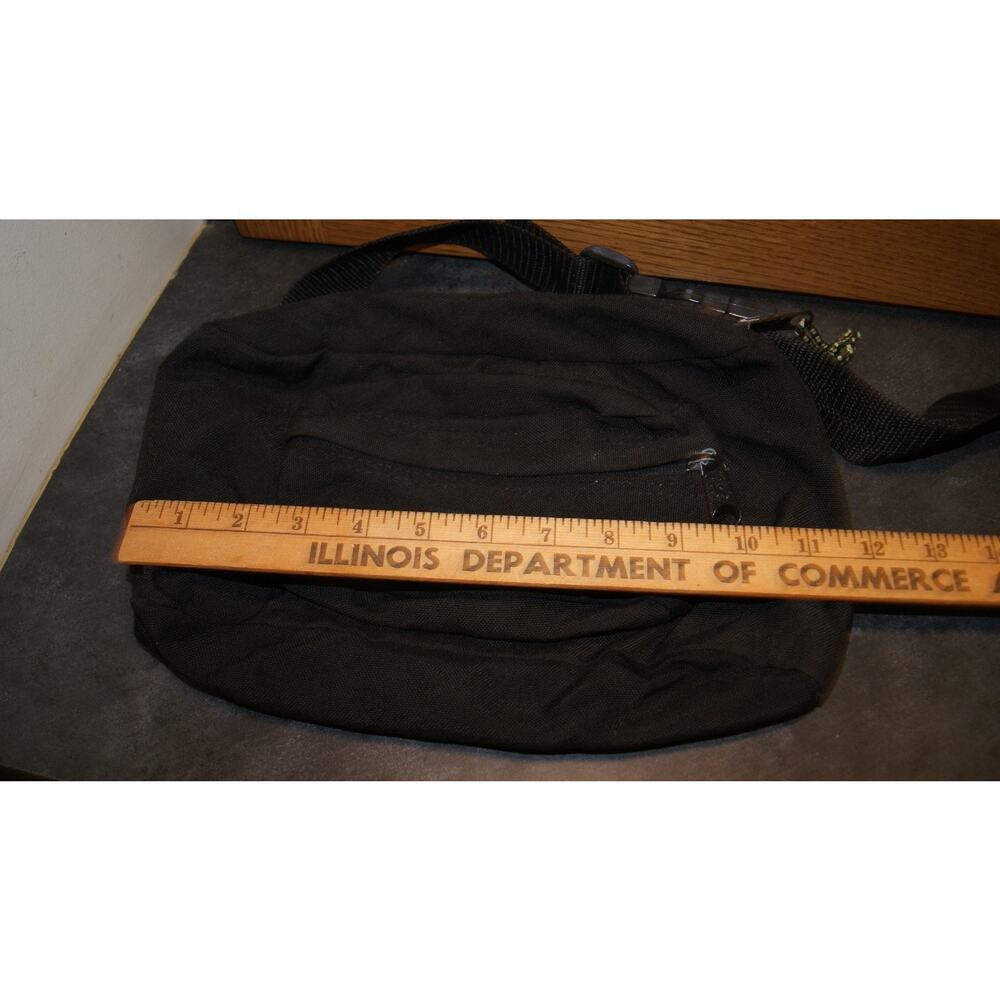 JanSport Black Waist Belt Bag Fanny Pack Made in USA Vintage 90s Hiking - Picture 7 of 8